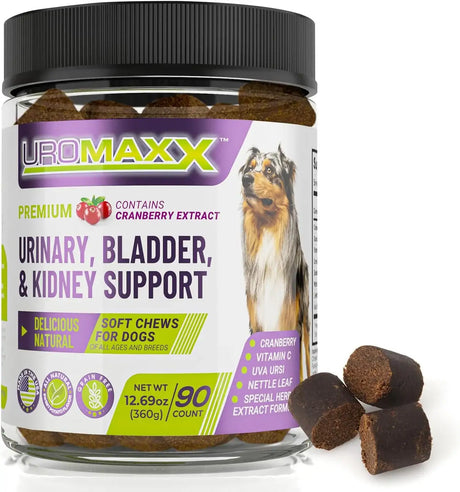 UROMAXX - UroMAXX Dog Urinary Tract Infection Treatment 90 Masticables - The Red Vitamin MX - Salud De Tracto Urinario Para Perros - {{ shop.shopifyCountryName }}