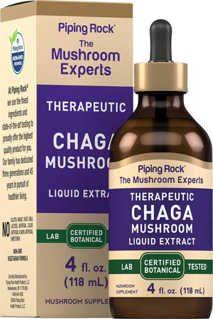 PIPING ROCK - Piping Rock Chaga Mushroom Liquid Extract 4 Fl.Oz. - The Red Vitamin MX - Suplementos Alimenticios - {{ shop.shopifyCountryName }}