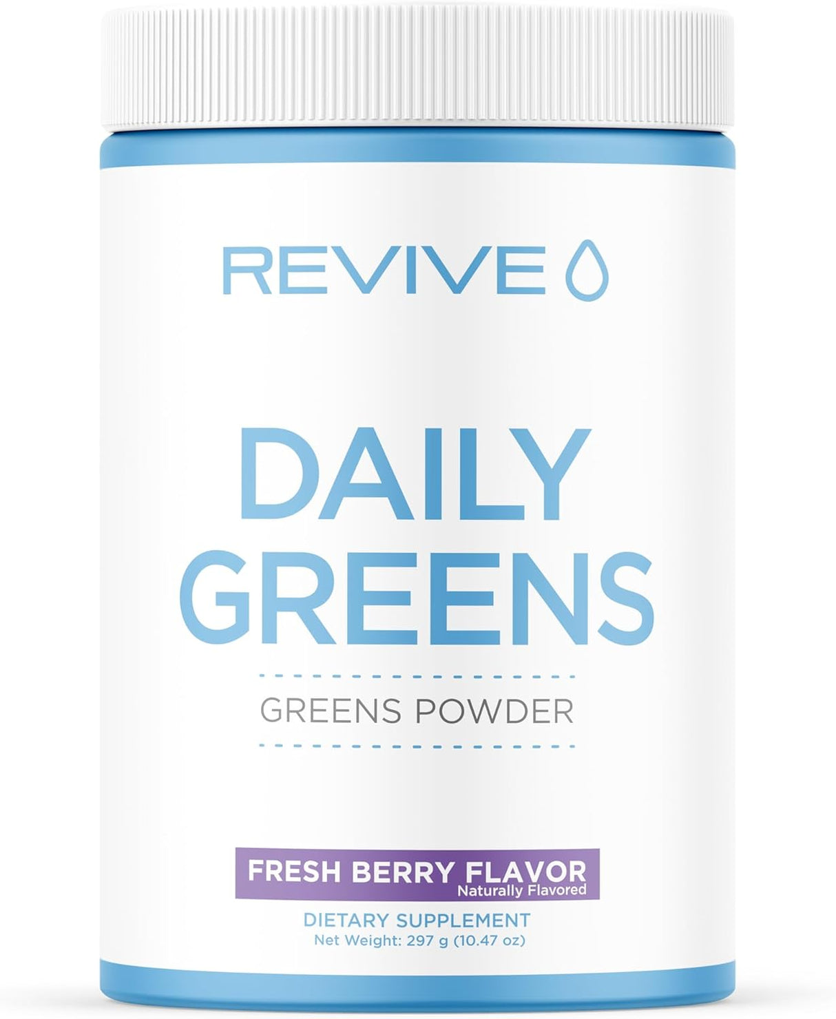 Revive MD Daily Green Powder Superfood Fresh Berry 30 Servicios 297Gr.