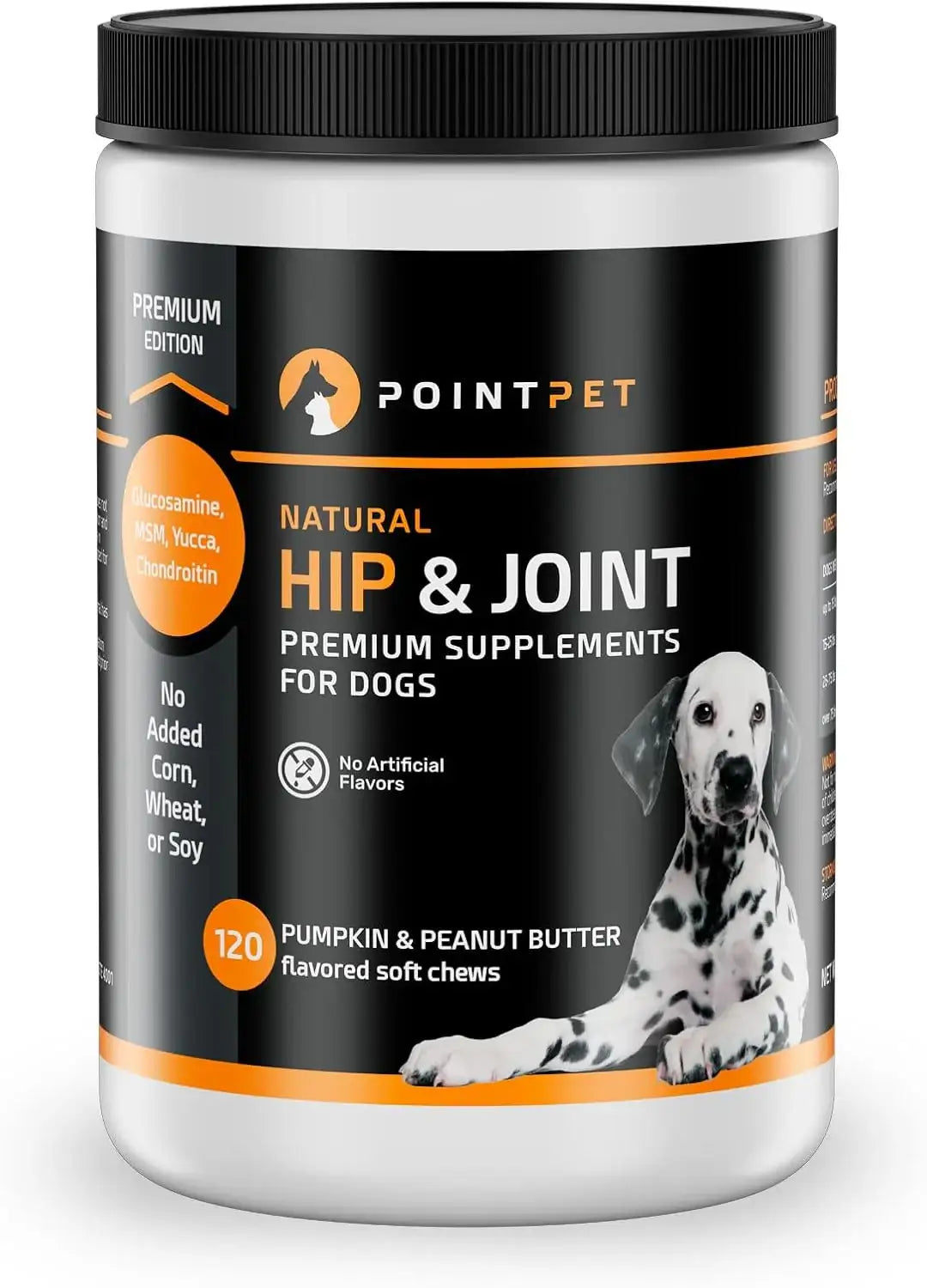 POINTPET - PointPet Hip & Joint Glucosamine for Dogs Peanut Butter & Pumpkin Flavor 120 Masticables - The Red Vitamin MX - Cuidado De Cadera Y Articulaciones Para Perros - {{ shop.shopifyCountryName }}