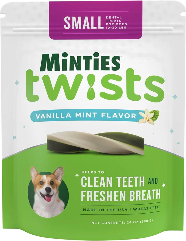 MINTIES - Minties Dental Twists for Dogs Tiny/Small Dogs 5-39 Lbs 680Gr. - The Red Vitamin MX - Cuidado Dental Para Perros - {{ shop.shopifyCountryName }}