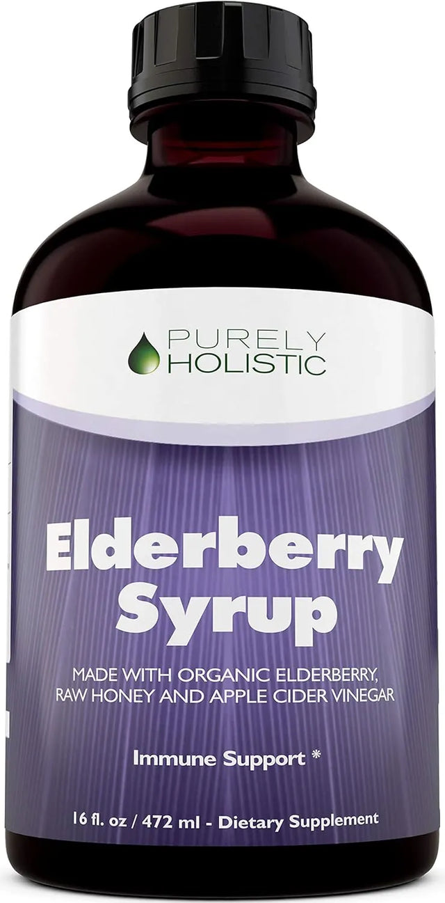 PURELY HOLISTIC - Purely Holistic Organic Elderberry Syrup 472Ml. - The Red Vitamin MX - Suplementos Alimenticios - {{ shop.shopifyCountryName }}