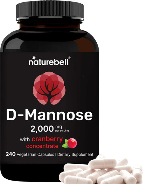 NATUREBELL - NatureBell D-Mannose 500Mg. 240 Capsulas - The Red Vitamin MX - Suplementos Alimenticios - {{ shop.shopifyCountryName }}