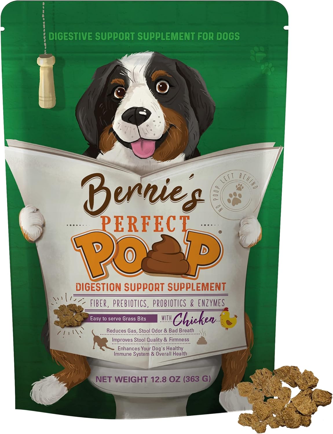 Bernie's Perfect Poop Digestion & General Health for Dogs Chicken 363Gr.