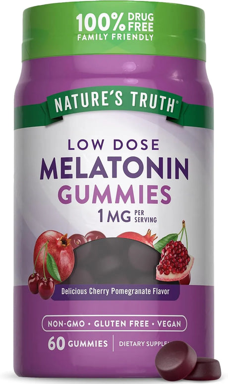 NATURE'S TRUTH - Nature's Truth Melatonin 1Mg. 60 Gomitas - The Red Vitamin MX - Suplementos Alimenticios - {{ shop.shopifyCountryName }}