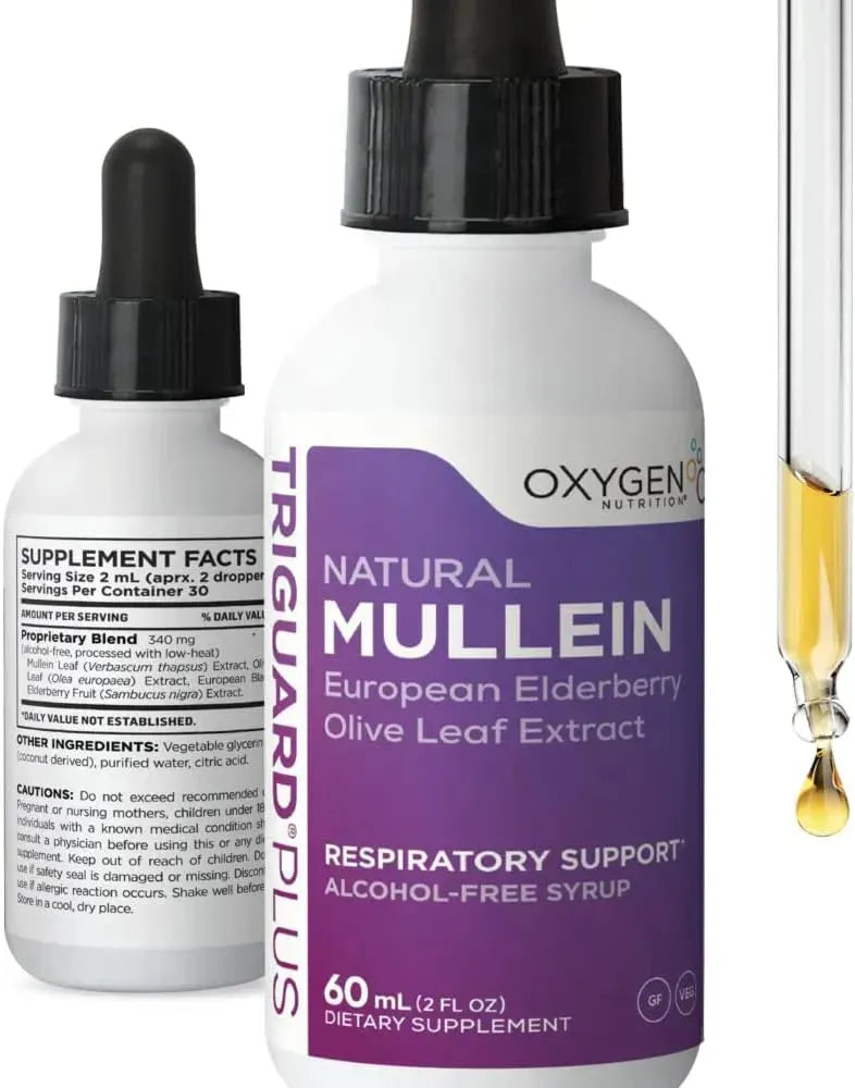 OXYGEN NUTRITION - Oxygen Nutrition TriGuard MULLEIN Plus 2 Fl.Oz. - The Red Vitamin MX - Suplementos Alimenticios - {{ shop.shopifyCountryName }}