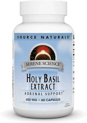 SOURCE NATURALS - Source Naturals Serene Science Holy Basil Extract 450Mg. 60 Capsulas - The Red Vitamin MX - Suplementos Alimenticios - {{ shop.shopifyCountryName }}