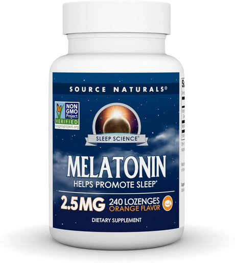 SOURCE NATURALS - Source Naturals Melatonin 2.5Mg. 240 Tabletas - The Red Vitamin MX - Suplementos Alimenticios - {{ shop.shopifyCountryName }}
