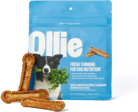 OLLIE - Ollie Dental Chews for Medium Dogs for Pups 26-50 lbs 14 Piezas - The Red Vitamin MX - Cuidado Dental Para Perros - {{ shop.shopifyCountryName }}