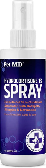 PET MD - Pet MD Hydrocortisone Spray for Dogs 4 Fl.Oz. - The Red Vitamin MX - Remedios Para La Picazón De Perros - {{ shop.shopifyCountryName }}