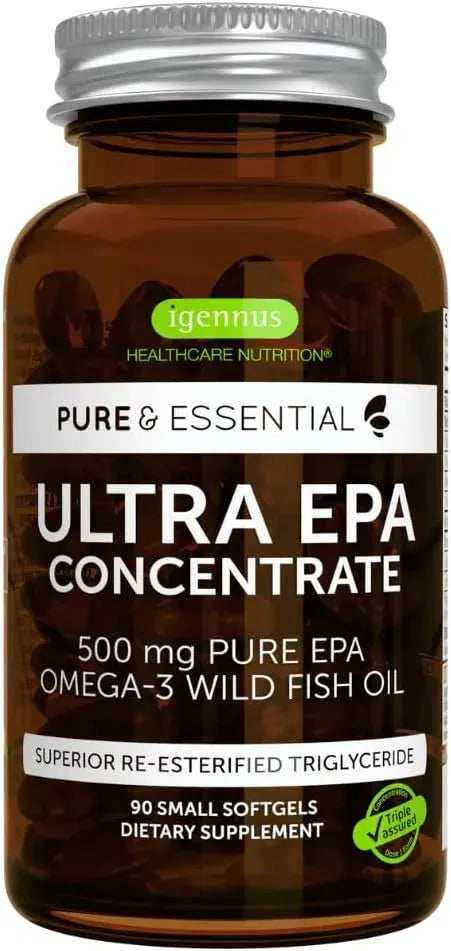 IGENNUS - Igennus Ultra Pure EPA Omega-3 Concentrate 500Mg. 90 Capsulas Blandas - The Red Vitamin MX - Suplementos Alimenticios - {{ shop.shopifyCountryName }}