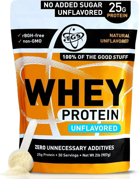 TGS NUTRITION - TGS Nutrition Whey Protein Powder Unflavored 30 Servicios 907Gr. - The Red Vitamin MX - Suplementos Alimenticios - {{ shop.shopifyCountryName }}
