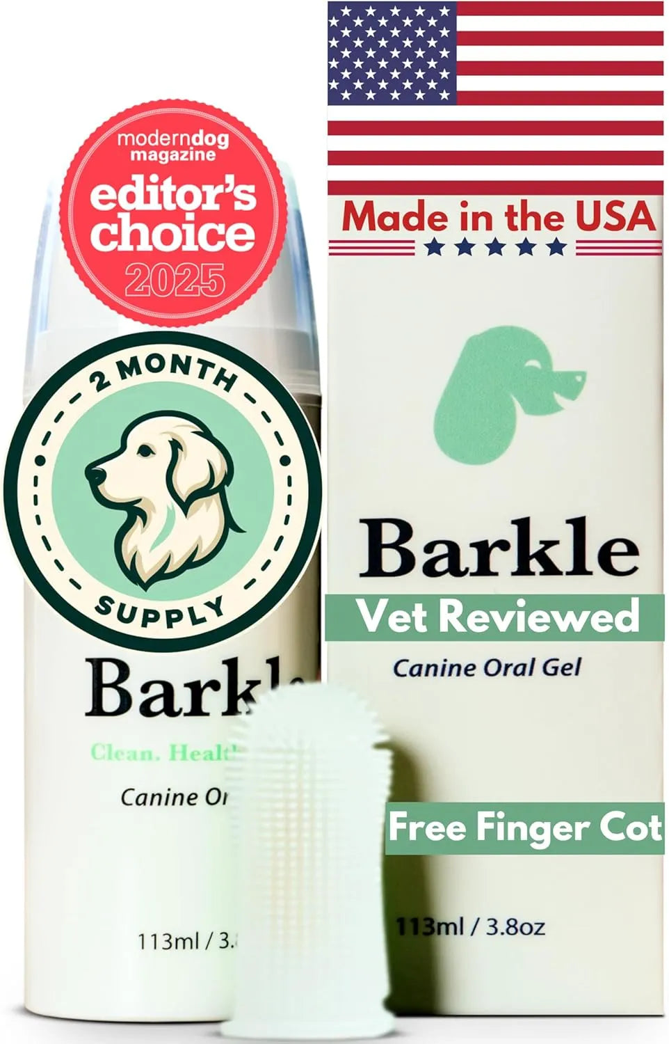 BARKLE - Barkle Vet Approved Dog Teeth Cleaning Toothpaste & Tooth Brushing Kit - The Red Vitamin MX - Cuidado Dental Para Perros - {{ shop.shopifyCountryName }}