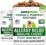 BARK&SPARK - BARK&SPARK Dog Allergy Relief Chews Bacon 120 Masticables 2 Pack - The Red Vitamin MX - Remedios Para La Picazón De Perros - {{ shop.shopifyCountryName }}