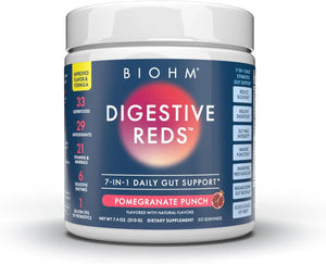 BIOHM - BIOHM Digestive Reds Powder 30 Servicios Pomegrante Punch 210Gr. - The Red Vitamin MX - Suplementos Alimenticios - {{ shop.shopifyCountryName }}