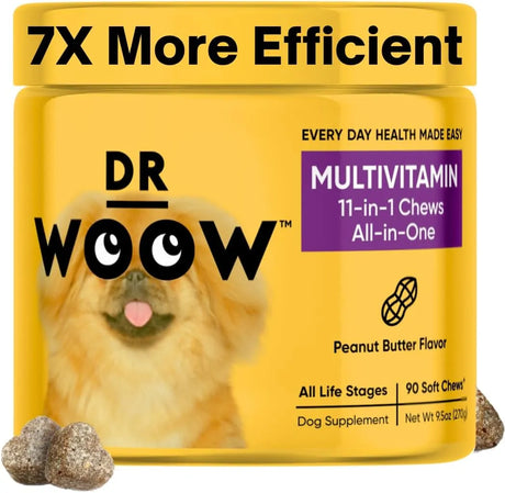 DR WOOW - DR WOOW Multivitamins for Dogs 90 Masticables - The Red Vitamin MX - Multivitamínicos Para Perros - {{ shop.shopifyCountryName }}