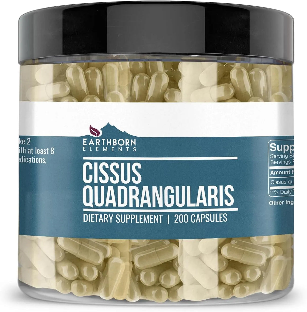 EARTHBORN ELEMENTS - Earthborn Elements Cissus Quadrangularis 200 Capsulas - The Red Vitamin MX - Suplementos Alimenticios - {{ shop.shopifyCountryName }}