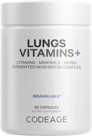 CODEAGE - Codeage Lungs Vitamins 90 Capsulas - The Red Vitamin MX - Suplementos Alimenticios - {{ shop.shopifyCountryName }}