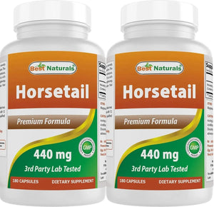 BEST NATURALS - Best Naturals Horsetail 440Mg. 180 Capsulas 2 Pack - The Red Vitamin MX - Suplementos Alimenticios - {{ shop.shopifyCountryName }}