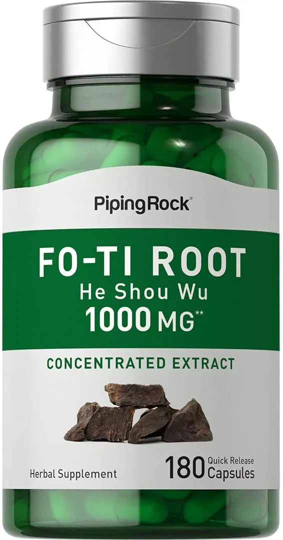 PIPING ROCK - Piping Rock Fo-Ti Root Extract 1000Mg. 180 Capsulas - The Red Vitamin MX - Suplementos Alimenticios - {{ shop.shopifyCountryName }}