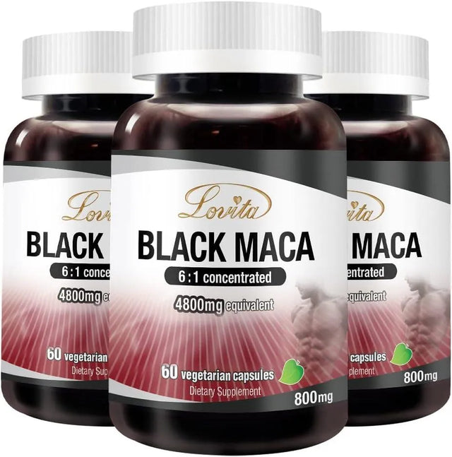 LOVITA - Lovita Black Maca Root 4800Mg. 60 Capsulas 3 Pack - The Red Vitamin MX - Suplementos Alimenticios - {{ shop.shopifyCountryName }}