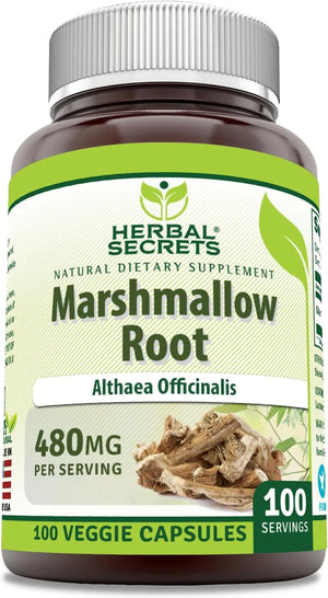 HERBAL SECRETS - Herbal Secrets Marshmallow Extract 480Mg. 100 Capsulas - The Red Vitamin MX - Suplementos Alimenticios - {{ shop.shopifyCountryName }}