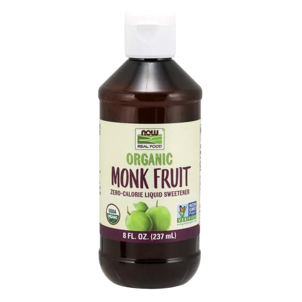 NOW SUPPLEMENTS - NOW Foods Certified Organic Monk Fruit Liquid 237Ml. - The Red Vitamin MX - Suplementos Alimenticios - {{ shop.shopifyCountryName }}