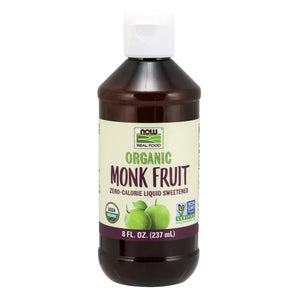 NOW SUPPLEMENTS - NOW Foods Certified Organic Monk Fruit Liquid 237Ml. - The Red Vitamin MX - Suplementos Alimenticios - {{ shop.shopifyCountryName }}