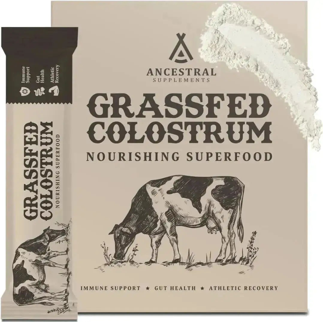 ANCESTRAL SUPPLEMENTS - Ancestral Supplements Grass Fed Beef Bovine Colostrum Powder Unflavored 30 Paquetes - The Red Vitamin MX - Suplementos Alimenticios - {{ shop.shopifyCountryName }}
