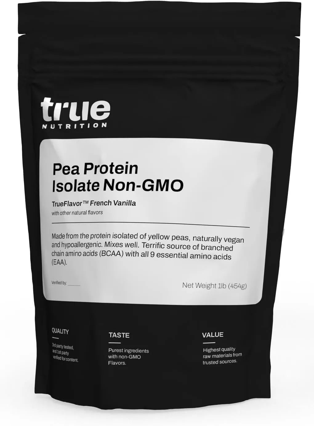 TRUE NUTRITION - True Nutrition Pea Protein Powder Isolate French Vanilla 454Gr. - The Red Vitamin MX - Suplementos Alimenticios - {{ shop.shopifyCountryName }}