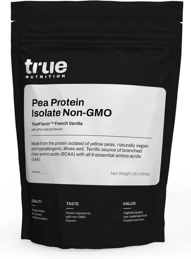 TRUE NUTRITION - True Nutrition Pea Protein Powder Isolate French Vanilla 454Gr. - The Red Vitamin MX - Suplementos Alimenticios - {{ shop.shopifyCountryName }}