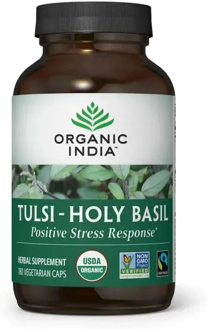 ORGANIC INDIA - ORGANIC INDIA Tulsi Holy Basil 180 Capsulas - The Red Vitamin MX - Suplementos Alimenticios - {{ shop.shopifyCountryName }}