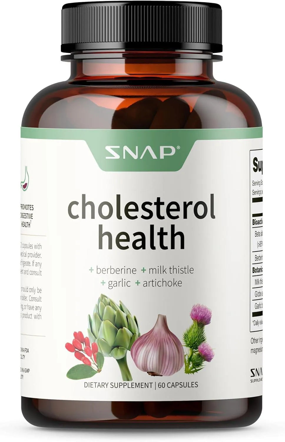 SNAP - Snap Supplements Cholesterol Health 60 Capsulas - The Red Vitamin MX - Suplementos Alimenticios - {{ shop.shopifyCountryName }}