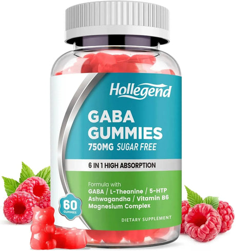 HOLLEGEND - Hollegend GABA Gummies 60 Gomitas - The Red Vitamin MX - Suplementos Alimenticios - {{ shop.shopifyCountryName }}