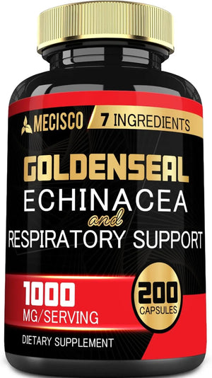 MECISCO - Mecisco Goldenseal Root Organic with Echinacea 200 Capsulas - The Red Vitamin MX - Suplementos Alimenticios - {{ shop.shopifyCountryName }}