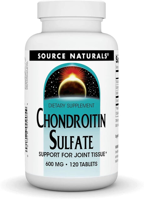 SOURCE NATURALS - Source Naturals Chondroitin Sulfate 600Mg. 120 Tabletas - The Red Vitamin MX - Suplementos Alimenticios - {{ shop.shopifyCountryName }}