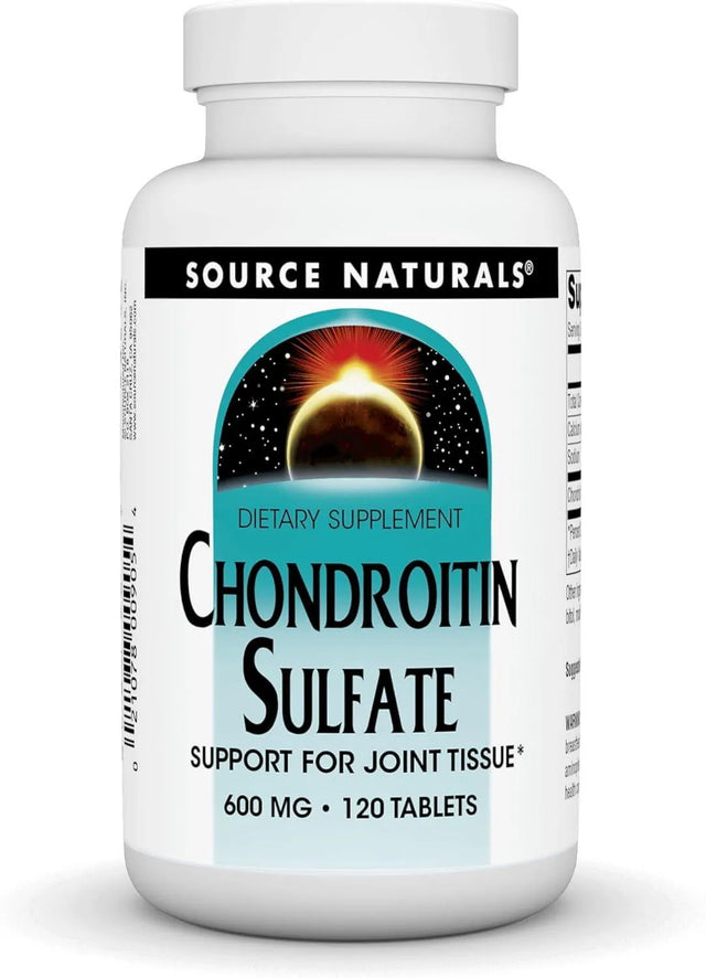 SOURCE NATURALS - Source Naturals Chondroitin Sulfate 600Mg. 120 Tabletas - The Red Vitamin MX - Suplementos Alimenticios - {{ shop.shopifyCountryName }}