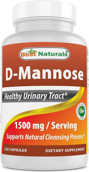 BEST NATURALS - Best Naturals D-Mannose 1500Mg. 120 Capsulas - The Red Vitamin MX - Suplementos Alimenticios - {{ shop.shopifyCountryName }}