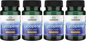 Swanson Lycopene 20Mg. 60 Capsulas Blandas 4 Pack