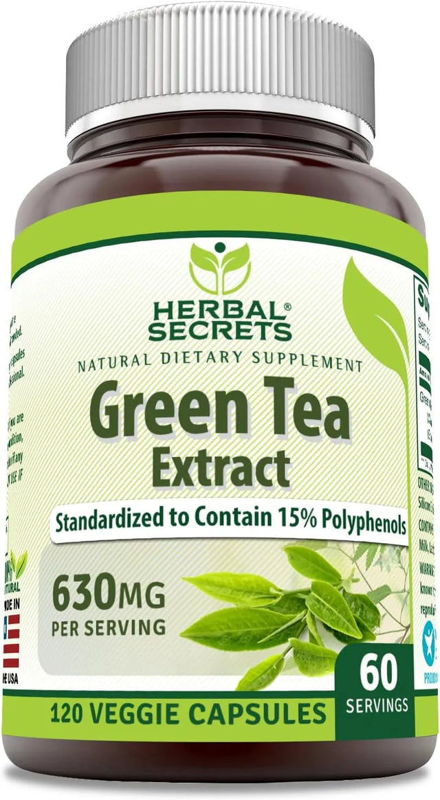 HERBAL SECRETS - Herbal Secrets Green Tea Extract 630Mg. 120 Capsulas - The Red Vitamin MX - Suplementos Alimenticios - {{ shop.shopifyCountryName }}