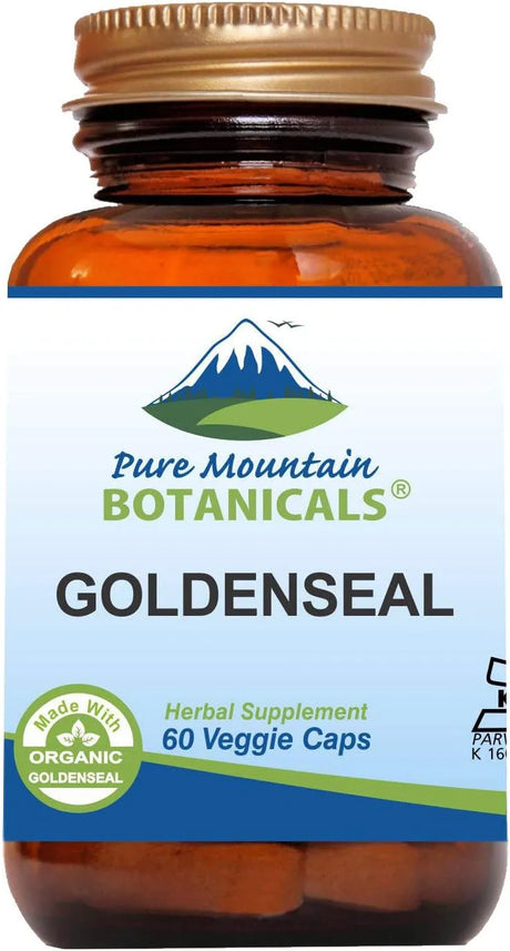 PURE MOUNTAIN BOTANICALS - Pure Mountain Botanicals Goldenseal 60 Capsulas - The Red Vitamin MX - Suplementos Alimenticios - {{ shop.shopifyCountryName }}