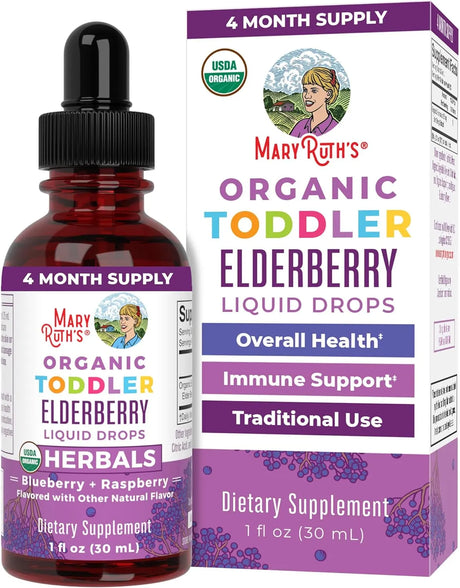 MARY RUTH ORGANICS - MaryRuth Organics Toddler Elderberry Syrup 1 Fl.Oz. - The Red Vitamin MX - Suplementos Alimenticios - {{ shop.shopifyCountryName }}