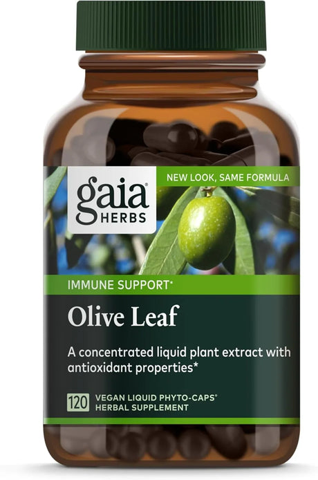 GAIA HERBS - Gaia Herbs Olive Leaf 120 Capsulas - The Red Vitamin MX - Suplementos Alimenticios - {{ shop.shopifyCountryName }}