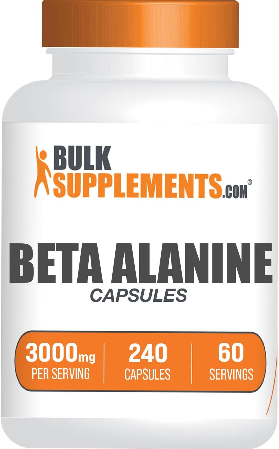 Bulk Supplements Beta Alanine 3000Mg. 240 Capsulas