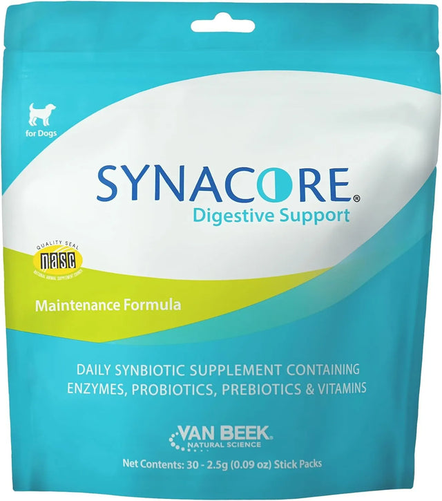 VAN BEEK - Van Beek Synacore Canine Probiotics and Vitamins for Dogs 30 Paquetes - The Red Vitamin MX - Probióticos Para Perros - {{ shop.shopifyCountryName }}