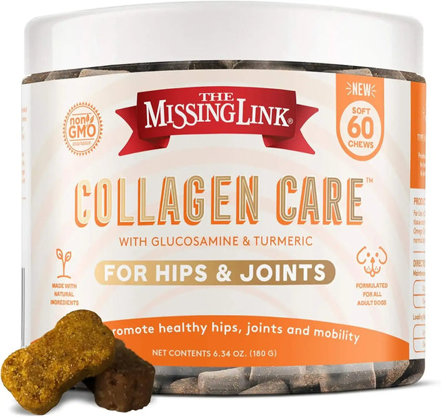 THE MISSING LINK - The Missing Link Collagen Care Hip & Joint Soft Chews 60 Masticables - The Red Vitamin MX - Cuidado De Cadera Y Articulaciones Para Perros - {{ shop.shopifyCountryName }}