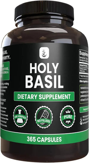 PURE ORIGINAL INGREDIENTS - Pure Original Ingredients Holy Basil 365 Capsulas - The Red Vitamin MX - Suplementos Alimenticios - {{ shop.shopifyCountryName }}