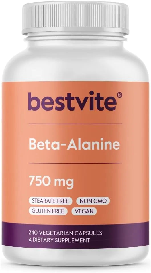 BESTVITE - BESTVITE Beta Alanine 750Mg. 240 Capsulas - The Red Vitamin MX - Suplementos Alimenticios - {{ shop.shopifyCountryName }}