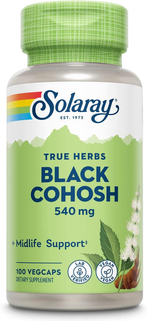 SOLARAY Black Cohosh 540Mg. 100 Capsulas