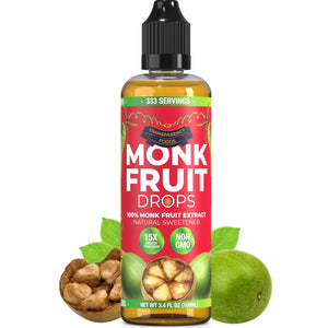 TRANSPARENCY FOODS - Transparency Foods 100% Pure Monk Fruit Extract Drops 100Ml. - The Red Vitamin MX - Suplementos Alimenticios - {{ shop.shopifyCountryName }}